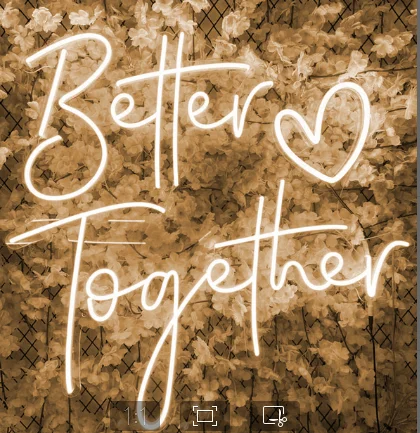 Better Together Neon Led Sign For Wedding Neon Light Sign Party Room Decor Mr And Mrs Neon Led Lights Bedroom Wedding Decoration