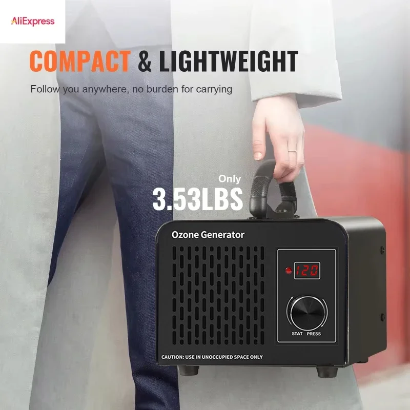 12g Ozone Machine Ozone Generator Air Purifier Remove FormaldehydeOdor Deodorize Home Kitchen Office Car Ozon Cleaner Ozonizador