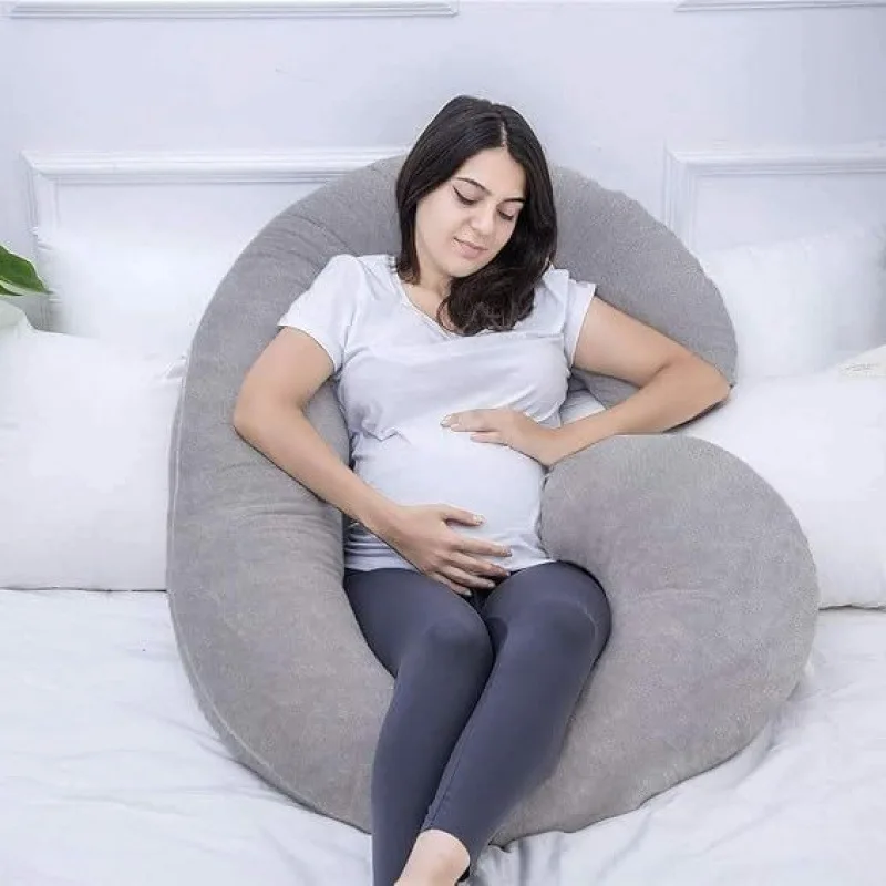 Type C maternity pillow, waist protection, side lying, sleeping during pregnancy, leg support
