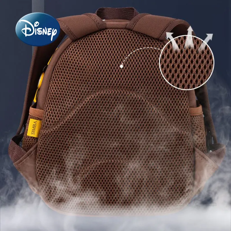 Imagem -06 - Disney Leão Rei Original Novo Mochila das Crianças dos Desenhos Animados Bonito Meninos e Meninas Mochila Moda 3d Mini Jardim de Infância Mochila