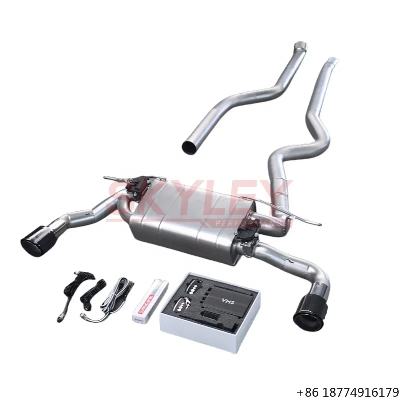 

High Flow Exhaust for 4 Series F32 F33 F36 G22 418i 420i 425i 428i 430i B48 N20 N26 Muffler Valved Exhaust Catback Tips