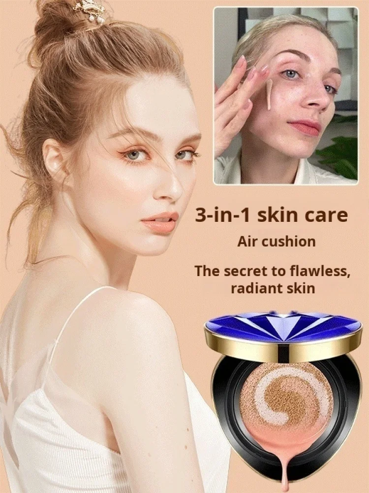 Repair concealer 3-in-1 skin care air cushion cream concealer isolation air cushion bb cream long-lasting non-removal of makeup