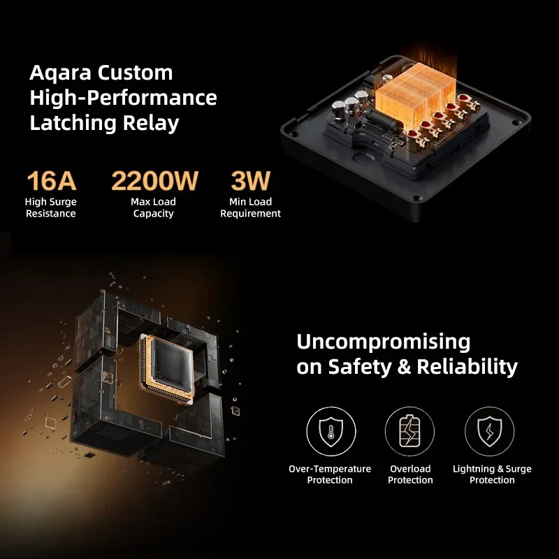 Aqara-interruptor de pared inteligente Z1, Control Dual Zigbee 3,0, Compatible con interruptor de cable único Live/Neutral, funciona con la aplicación Apple HomeKit