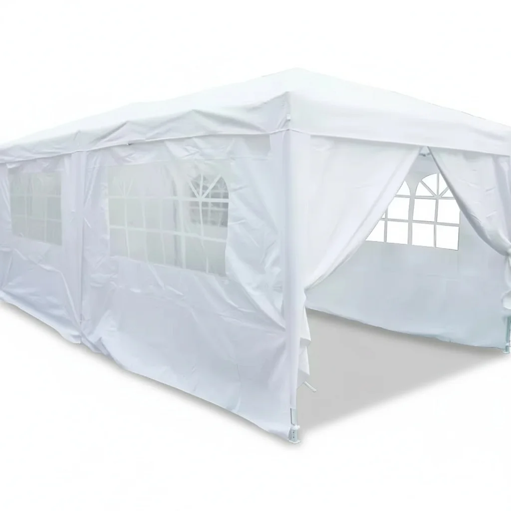 Quick Shade Canopy, 3x3m Powder-coated Steel Frame Folding Pop up Tent, Heavy Duty Garden Gazebo, Outdoor Party Marquee