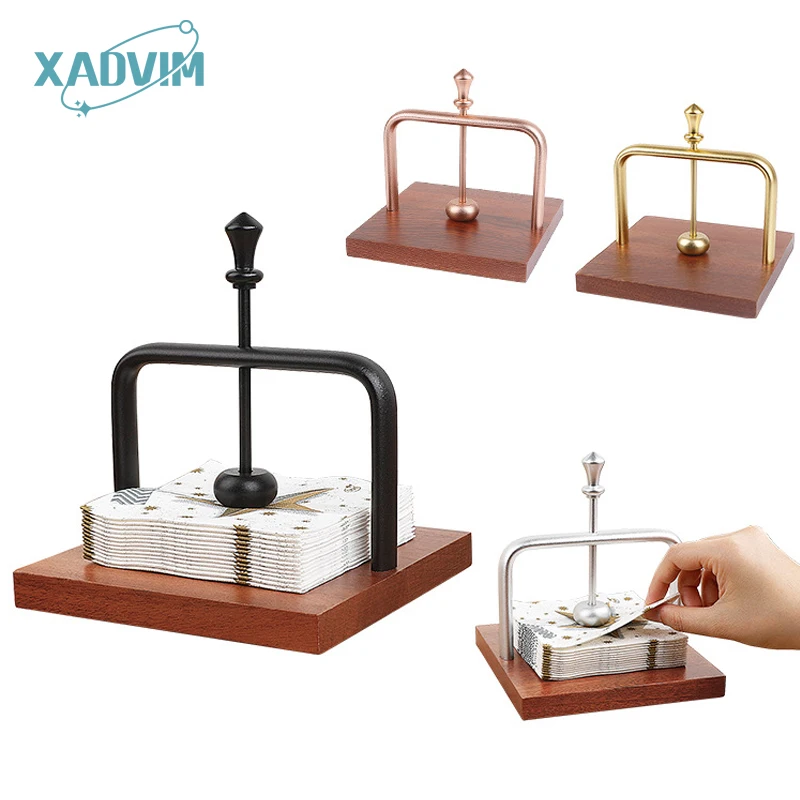 

Solid Wood Napkin Holder Western Restaurant Cafe Paper Towel Box Hotel Homestay Tabletop Paper Towel Holder Modern Napkin Holder