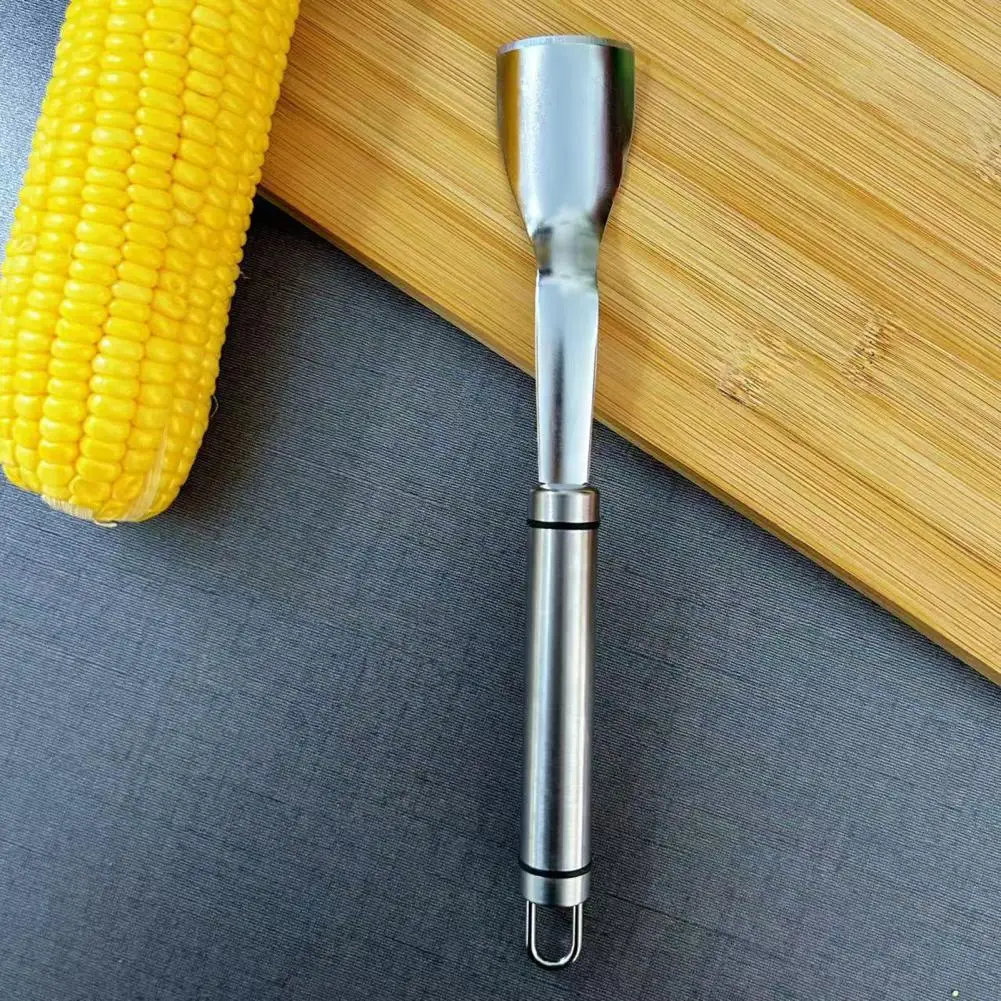

Safe Corn Peeler Tool Stainless Steel Corn Peeler Stripper Set for Home Kitchen Non-slip Corn Shucker Kernel Remover Fast Safe
