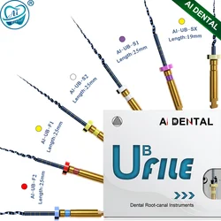 UB File Rotary Files Endo Niti Heat Activated Pro Taper for Endo Motor 25mm 6pcs/pack 10 sets/box USA Original Model