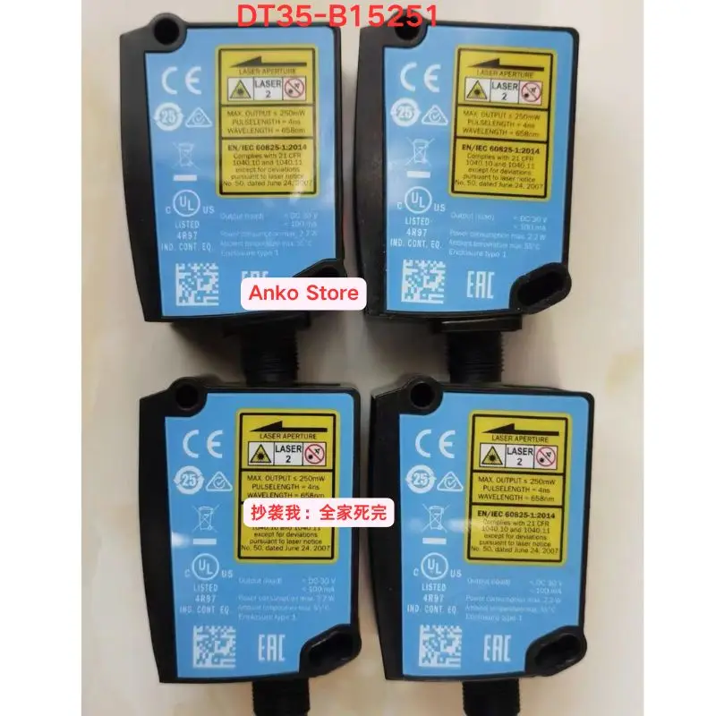 Second-hand test OK ,Laser ranging sensor DT35-B15251 for fast delivery