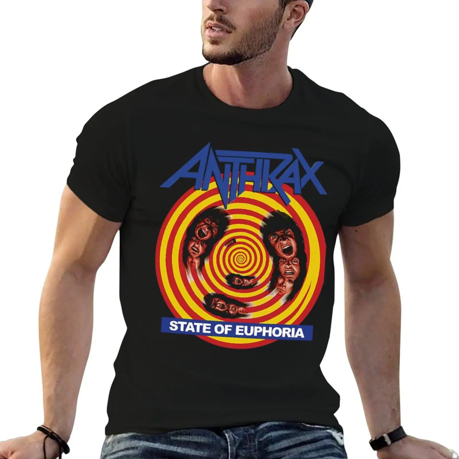 

funny t for shirts man cotton t shirts ANTHRAX cotton man pack for T-Shirt BAND