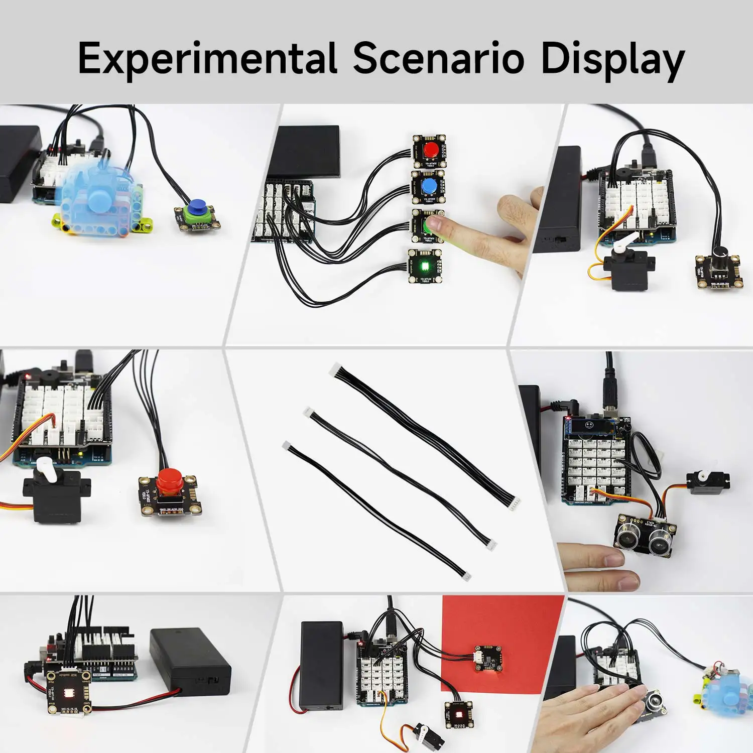 Yahboom PH2.0-Kabel Verbindungs leitung Buchse zu Buchse 3p/4p/6p mit Anti-Reverse-Verbindungs schnitts telle für Arduino-Sensor modul