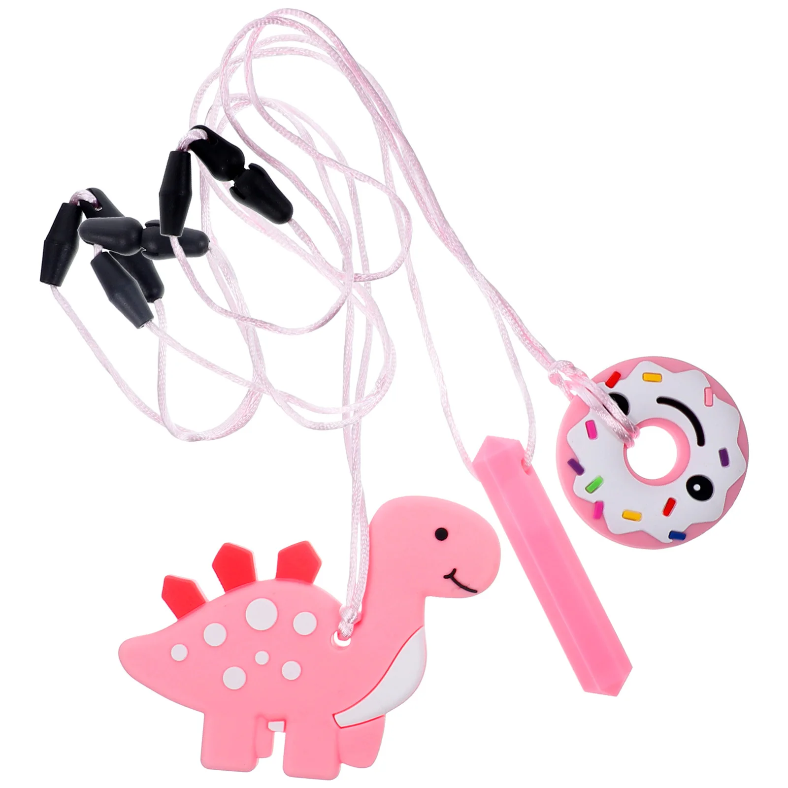 

3Pcs Baby Teether Cartoon Silicone Soft Durable Chewing Biting Relief for Babies 0-12 Months Baby Toys 0-6 Months