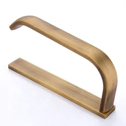 Antique Copper Toilet Paper Holder Rack Hotel Bathroom Roll Tissue Hanging Bar European Style Brass Paper Towel Shelf Decoration