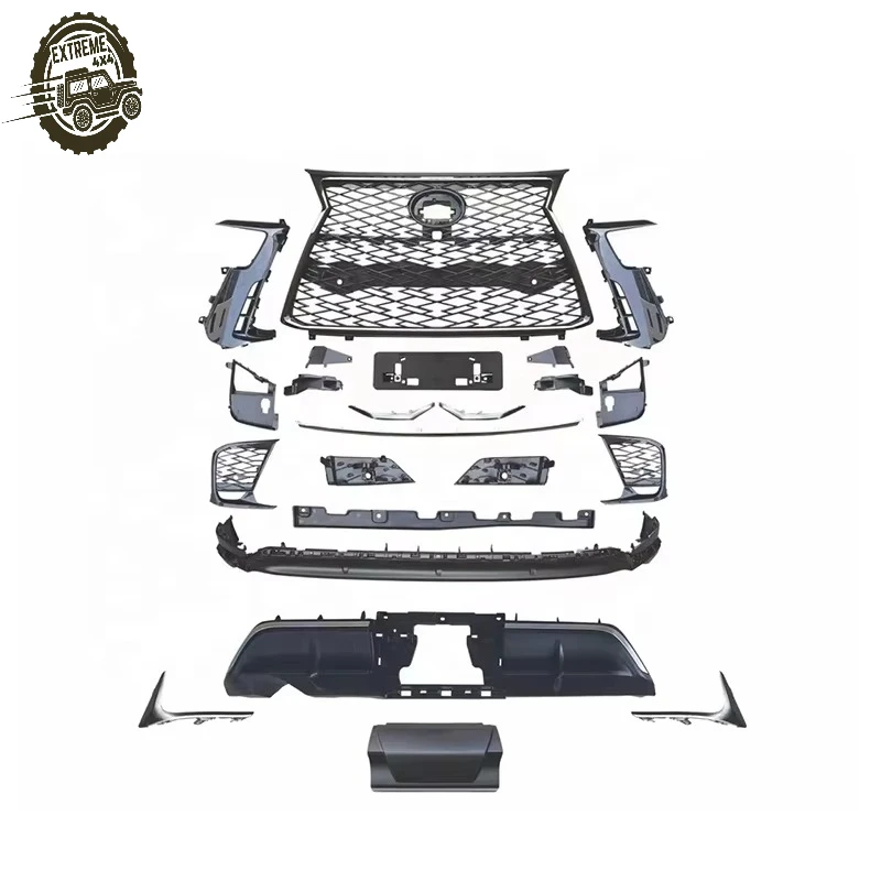

New Arrival Bodykit for Car Accessions Body Parts for LX600 Bodykit Front Bumper Grille Rear Diffuser Car Body Parts 2021 2022