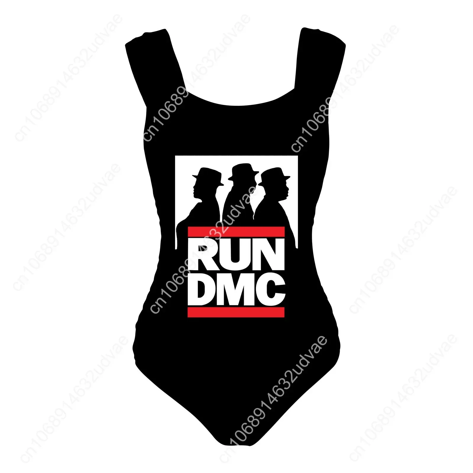 Run DMC  Swimsuit Wide Strap Women Bathing Suits Personalized Swimwear Pool Party Sexy Bikini Customize Beachwear