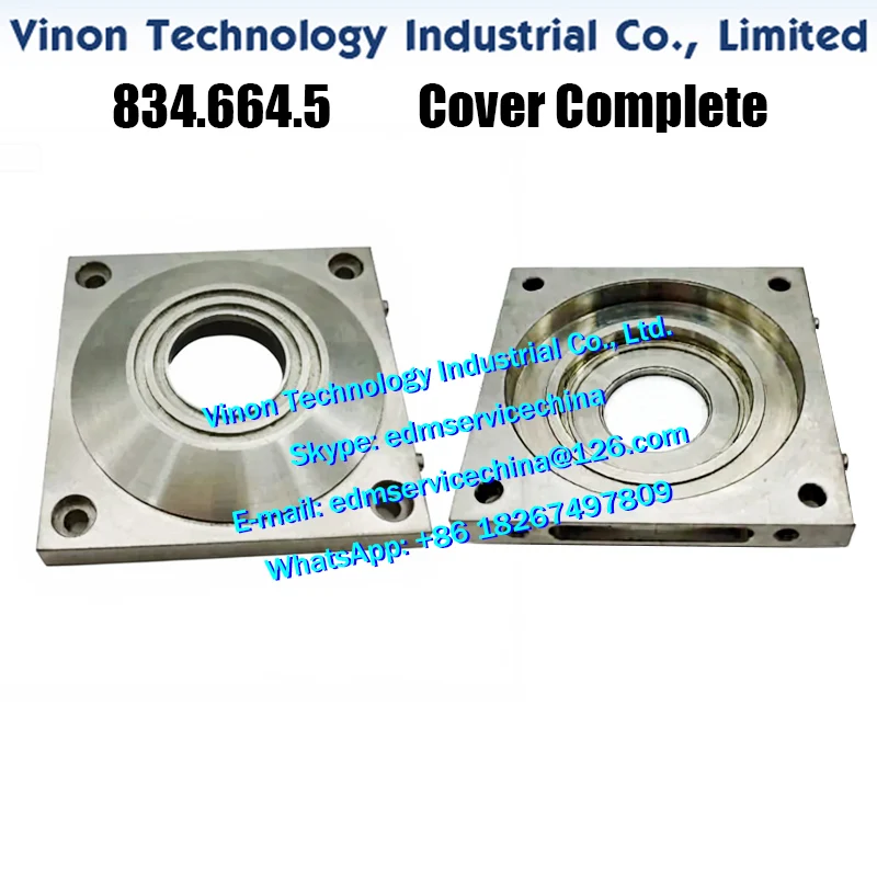 834.664, 834.664.5 edm Cover Complete 55x11.4x55 mm 590834664, 199.172.8, 199.172 Cover assembly For Agie Classic 2, series