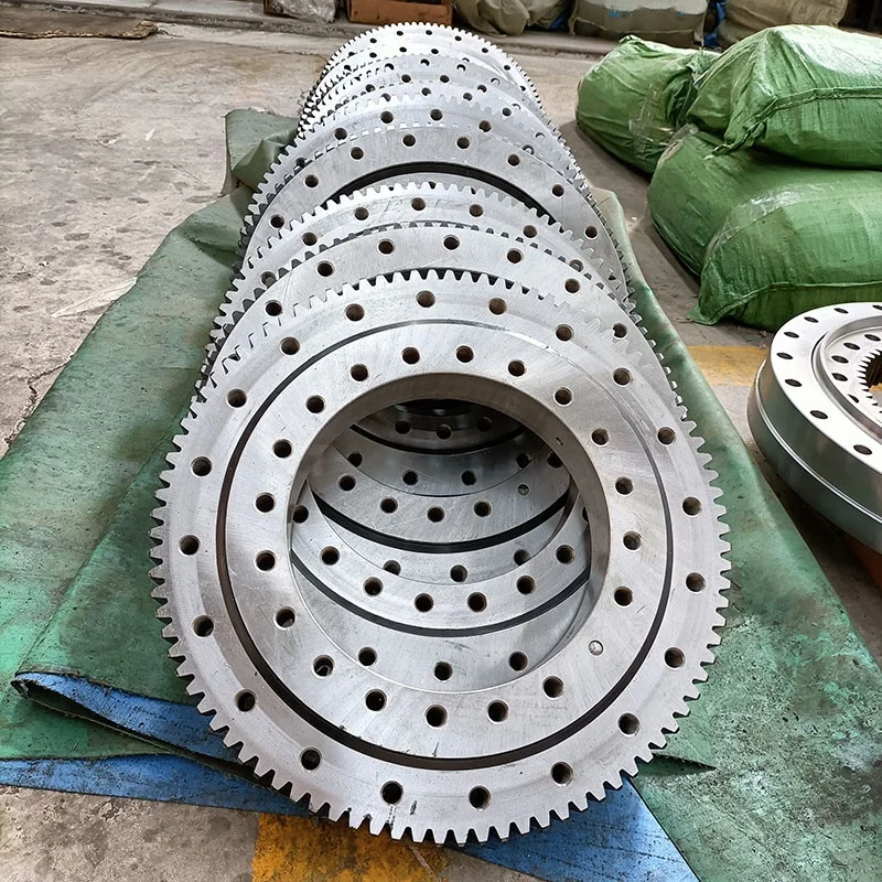 11-20 411 External Gear Ball Slewing Ring Bearing 541 641 Chrome Steel 10,000 Nm Four Point Contact Ferris Wheel 300x500mm