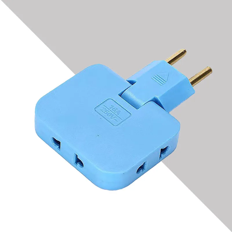 1PCS European standard converter socket 180 degree rotatable plug USB plug European standard converter socket