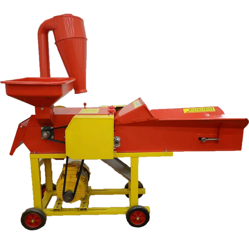 Grinder Animal Straw Feed Grass Chopper Cutting Silage Corn and Grinder Grinder Pellet Farm Husk Cutting Machine