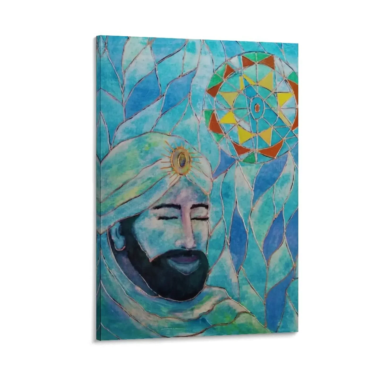 

El Morya, Ascended master - by Renate van Nijen Canvas Painting art mural modern home decoration