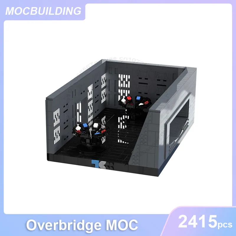 MOC-Overbridge Model Building Blocks, Assemble Bricks, Space Architecture Display, UCS, Brinquedos Educativos de Natal, Presentes DIY, 2415Pcs