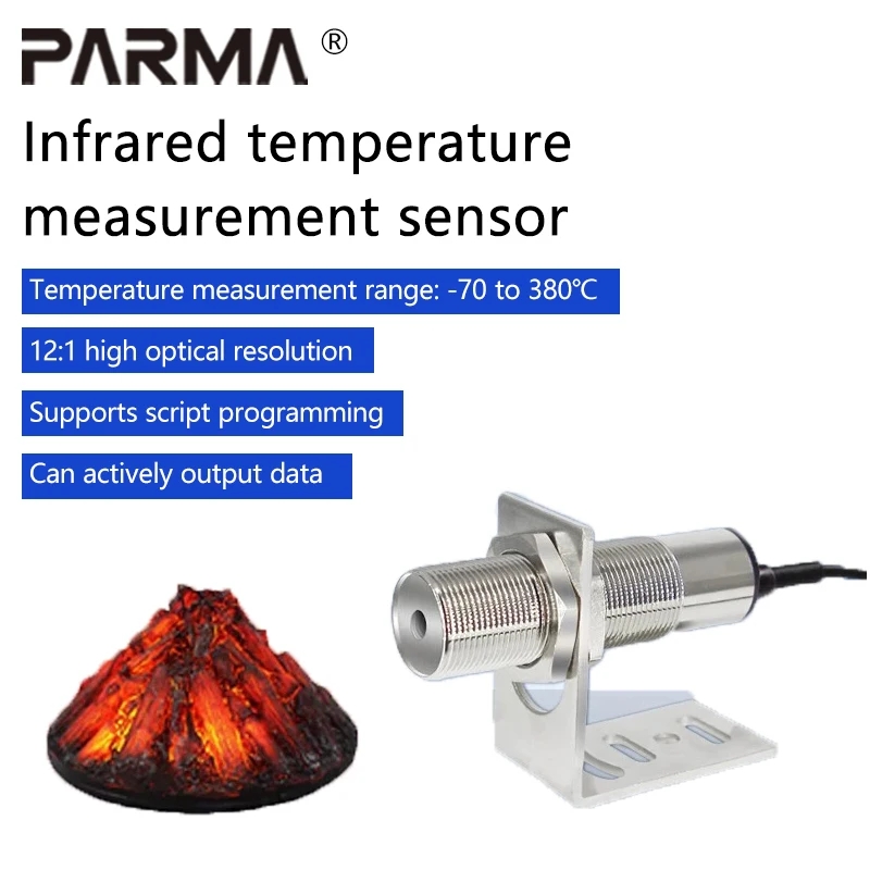 Industrial Online Non-Contact Infrared Temperature Measurement Sensor Module Wireless Thermometer Probe