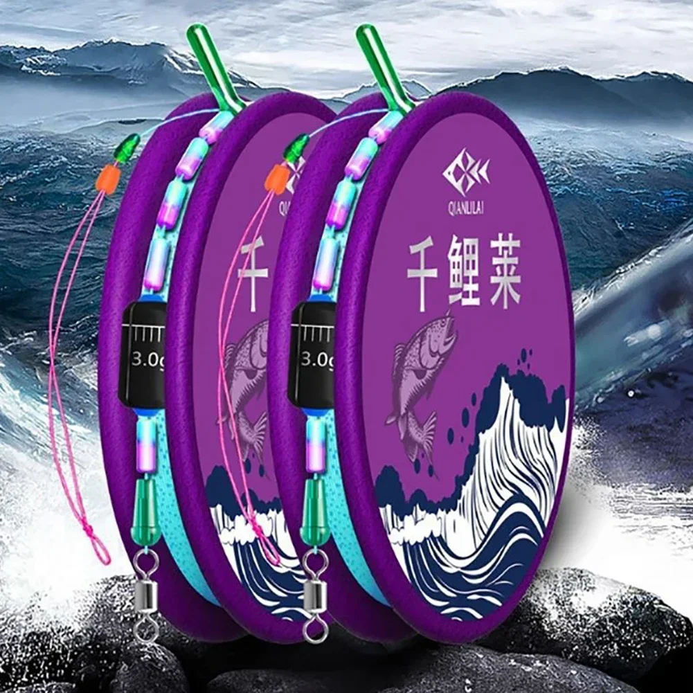 4.5M Competitive Platform Fishing Line Set Finished Main Nylon Line Set Pe Reinforced Fail-Proof Invisible Fishing Accessories