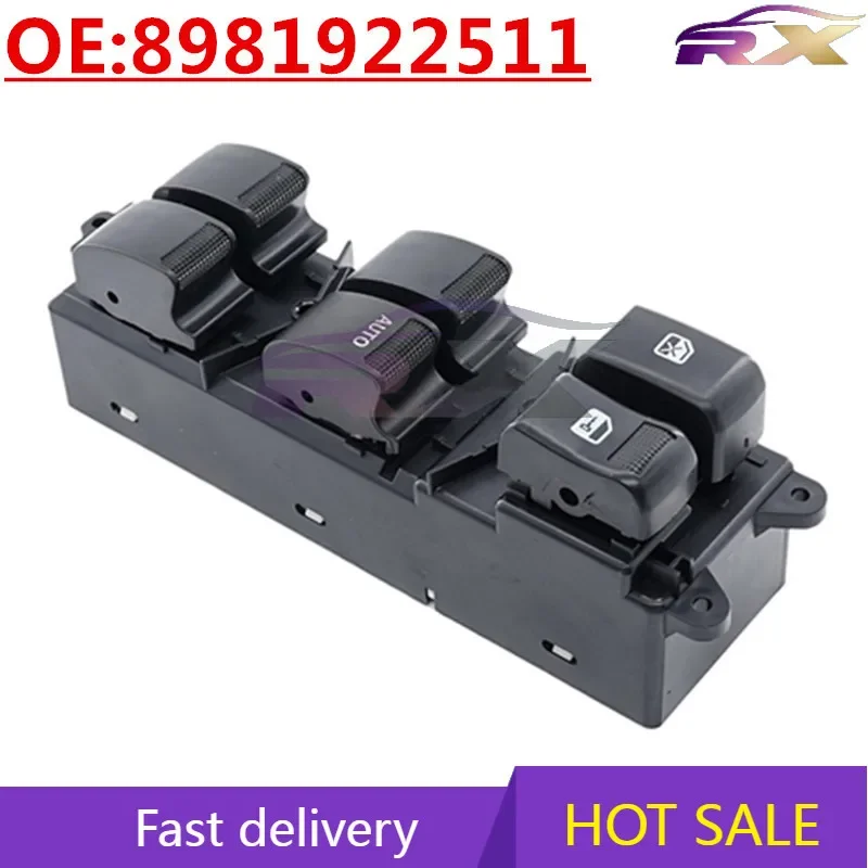 NEWM:8981922511 Power Window Master Control Switch For Isuzu