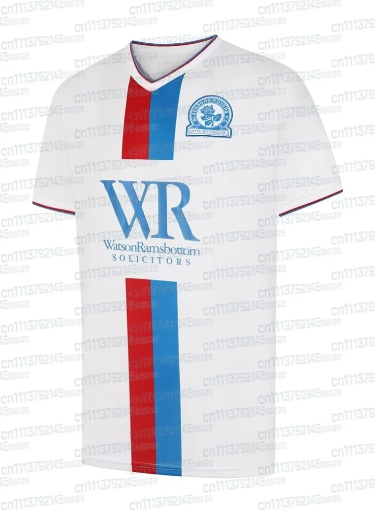 2627 Blackburn Rovers Saison-Fußballtrikot Kurzarm Unisex Fan-Trainings-Sporttop Familien-Set – Detail 5