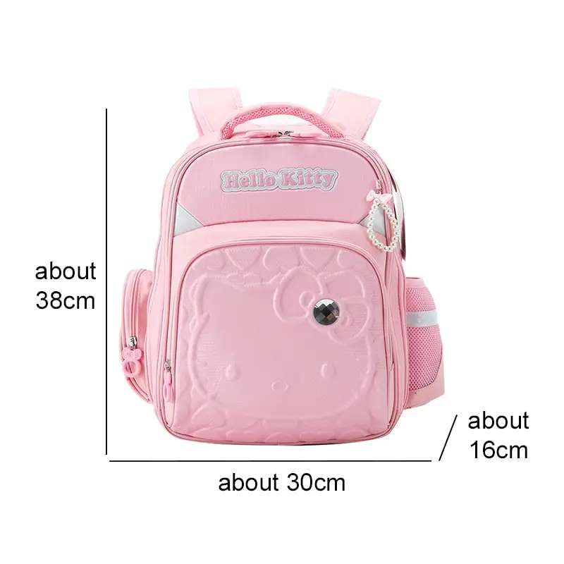 Sanrioed Hello Kitty Anime Cute Large Capacity Children Backpack Schoolbags Student Cartoon Shoulder Bag Travel Gift for Friend