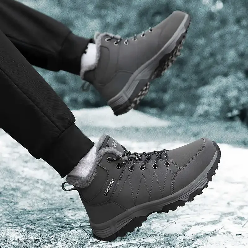 Lace-up Snowshoes Men's Ankle Shoes Designer Shoes Men Tennis Boot Sneakers Sports Models Shoos Girl Snow Boots High Grade