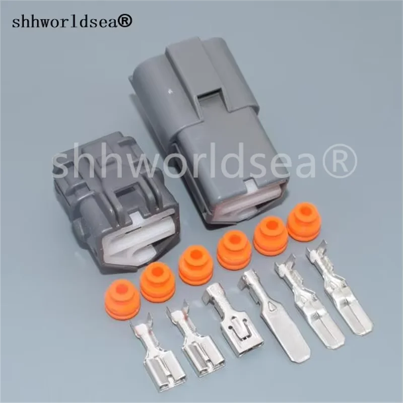 Shhworldsea 3 pin female male waterproof automobile electric wiring harness connector 7123-6234-40  digger throttle motor sensor