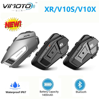 New Vimoto XR V10S V10X Chinese Version Motorcycle Helmet Bluetooth Intercom Headset Intelligent Noise Reduction