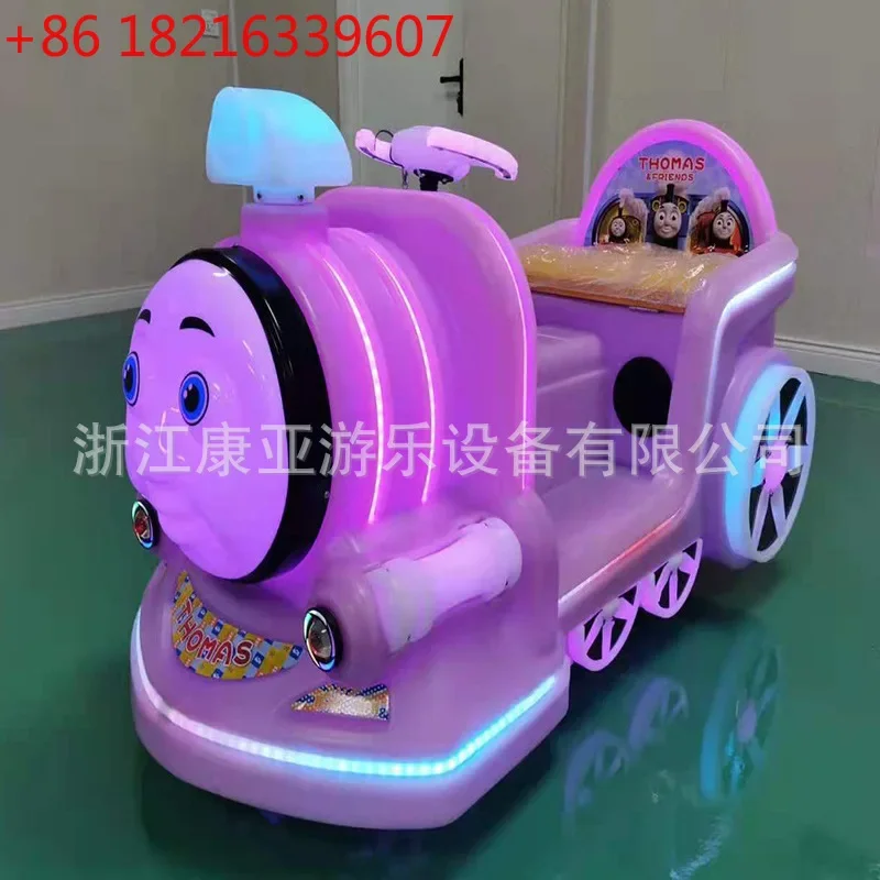 Square stall electric amusement equipment new children double adult parent-child luminous bumper car
