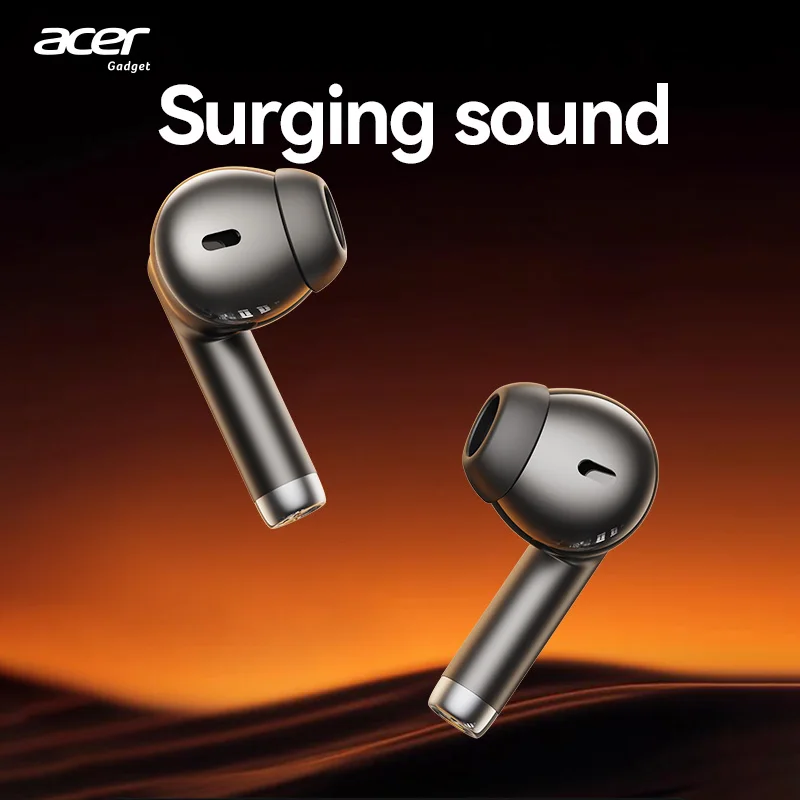 سماعة بلوتوث لاسلكية Acer Ohr617، تصميم داخل الأذن، ميكروفون مدمج عالي الوضوح، تقليل ضوضاء المكالمات، جودة صوت ستيريو، صغير، مدمج، مريح في الارتداء، مع علبة شحن من النوع C #2