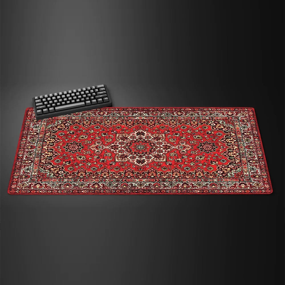 Persian Large Mouse Pad Xxl Big Office Carpet Desk Mat Gamer Rubber Rug Accessories Computer Company Table Pads 400X800 Cushions