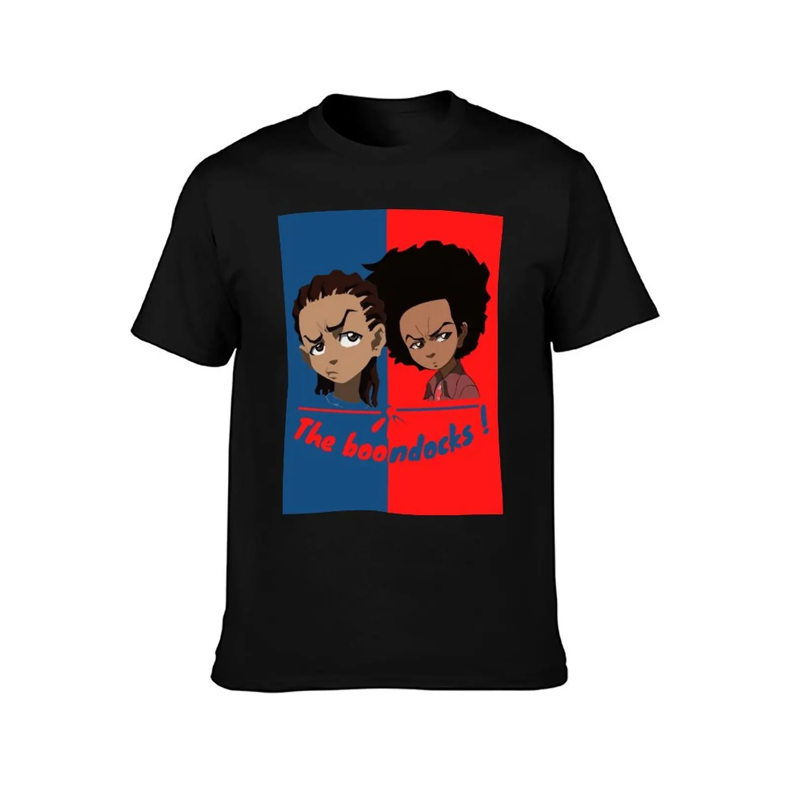 the boondocks huey riley freeman dessin men anime usa Black lives matter women pride africa kids american meme fun T-Shirt