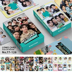  30PCS Thai Drama My School President Photo Cards Set GeminiFourth, WinnySatang Thai Star LOMO Cards Fans Collection Gift