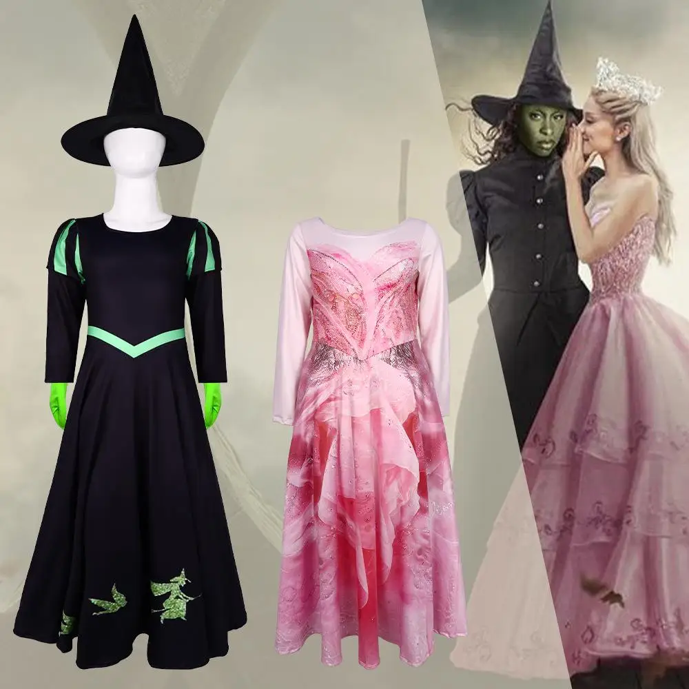 

Wied Хэллоуин Косплей Ролевой Костюм Планга Сценическое Представление Волшебный Плохой Костюм Ведьмы Женский Традиционный Этнический Сценический Костюм