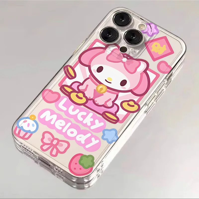 حافظة هاتف ناعمة شفافة لهاتف Honor 90 Lite X8b X9b Y9 Prime 2019 X9a X7b Sanrio Melody Cinnamoroll