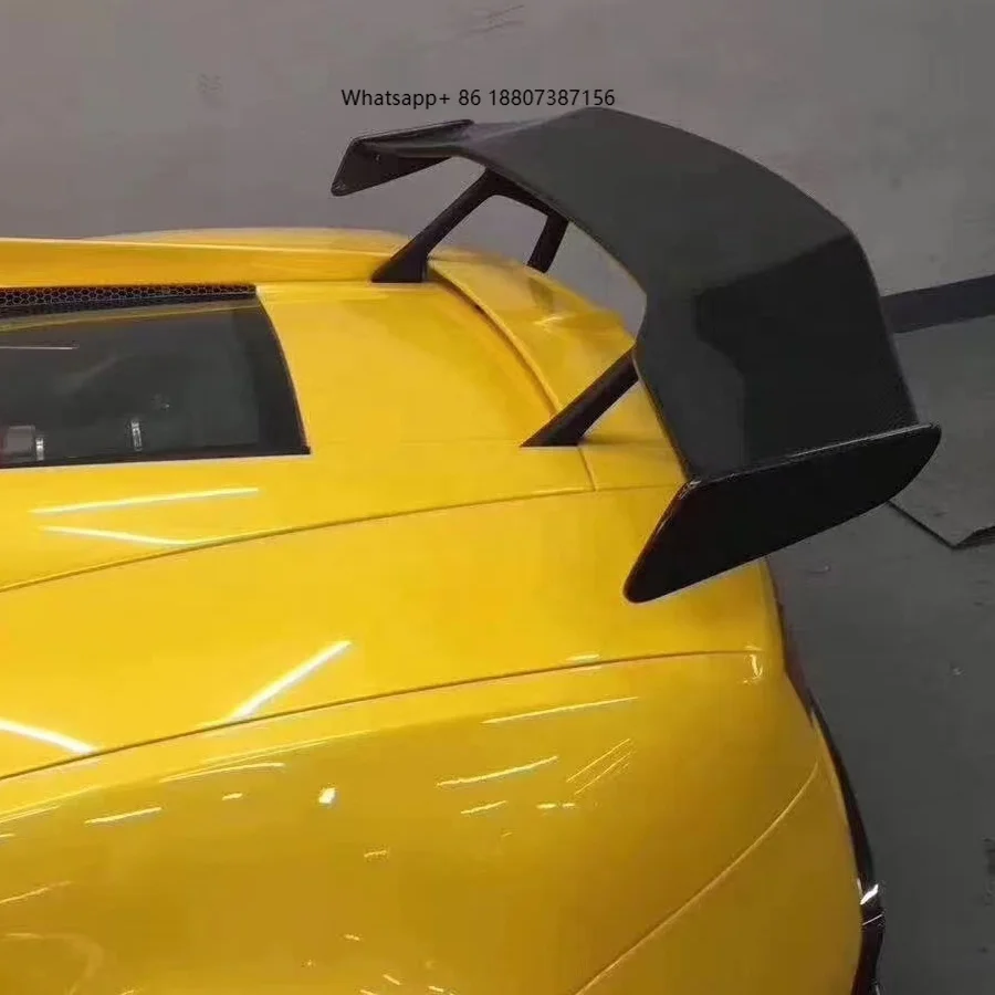 

DM Style Carbon Fiber Rear Trunk Spoiler GT Wing Spoiler forLamborghini Gallardo LP550 LP560 LP570 Rear Spoiler