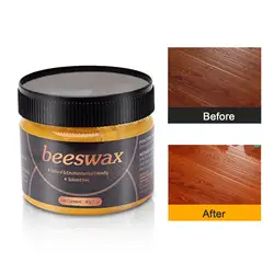 Wood Seasoning Beewax Furniture Beeswax Polish Wood Floor Furniture Cleaner Wear-Resistant Wax Furniture Care Home Cleaning