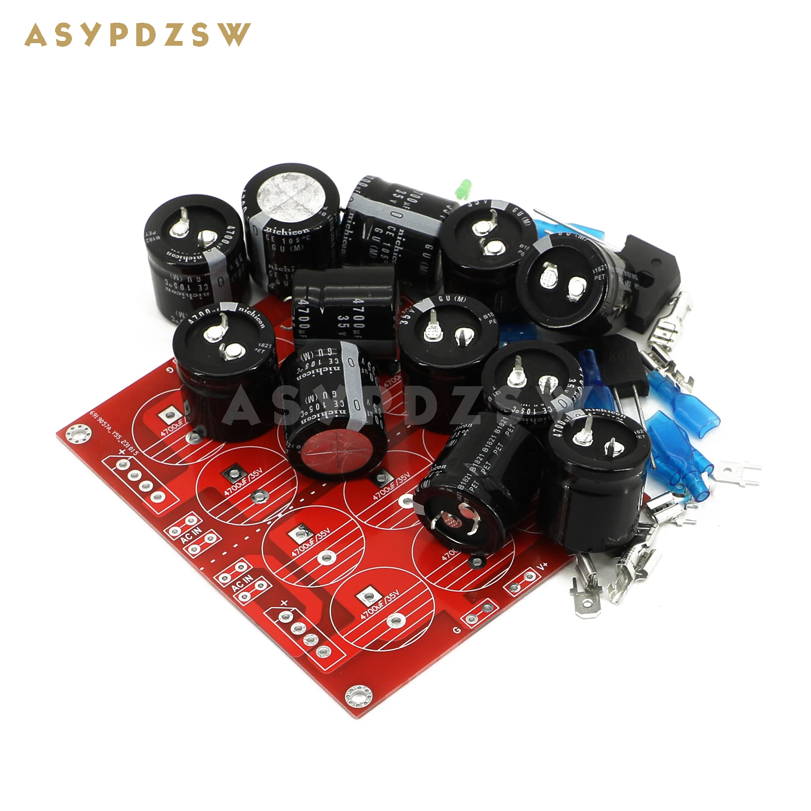 ACA-PSU de doble canal, fuente de alimentación de un solo voltaje, rectificador de filtrado, Kit de bricolaje/placa terminada para amplificador PASS ACA