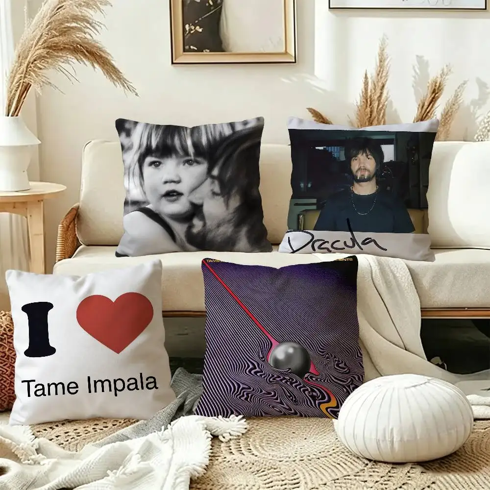 T-Tame I-Impala Cushion Cover Car Throw Pillow Case For Sofa Car Christmas Gift 40x40cm 45x45cm