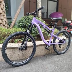 Kalosse  Air Fork  140mm Travel  7 Bearings Hubs   Hydraulic Brakes Mountain Bicycle, 11 Speed Bicycle, 26 