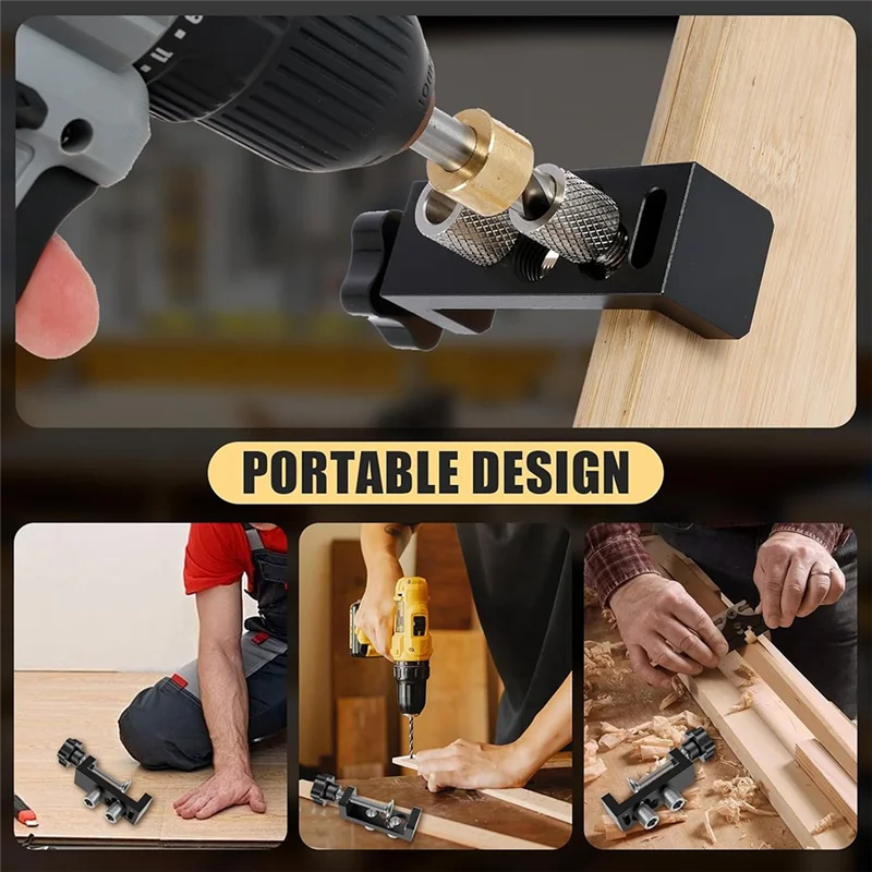 

A24F-Aluminum Profile Drilling Jig, Aluminum Profile Drill Guide With Sliders Punching Auxiliary Tool
