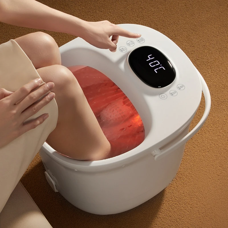 

Spa Footbath Foot Bath Bucket, Heated Constant Temperature Automatic Health Bath Foot , Antibacterial Massage Foot Soaker Tub