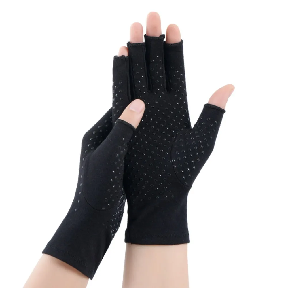 Fingerless Compression Gloves Anti-Arthritis Compression Joints Support Wrist Support Gloves Wristband Elastic