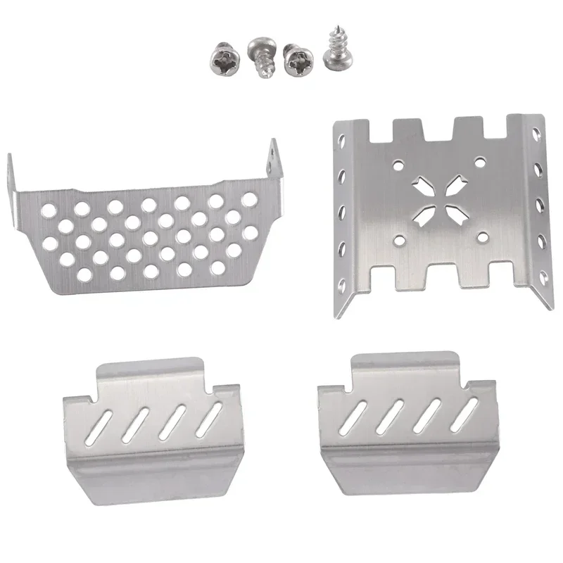 Metal Chassis Armor Axle Protector Plate For Yikong YK4082 YK4102 YK4103 Absima Sherpa RC Crawler Car Upgrade Parts