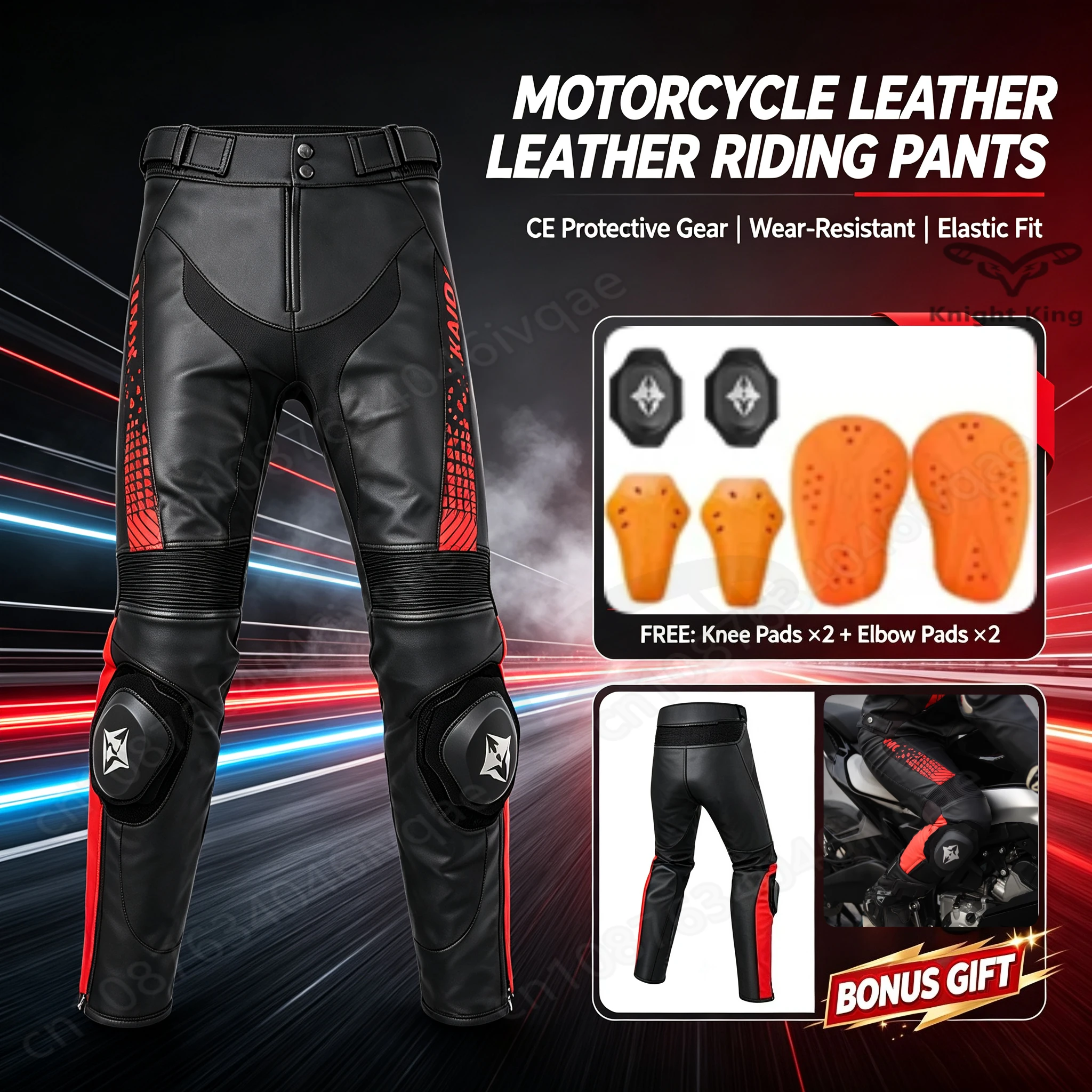 Męskie spodnie motocyklowe, spodnie ochronne, certyfikowane CE, wykonane z wysokiej jakości mikrofibry, zapewniające ochronę przed upadkiem, spodnie wyścigowe, spodnie do motocrossu, rozmiary 5XL i