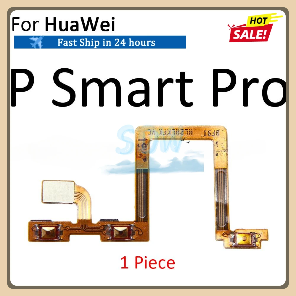 Power ON OFF Mute Switch Control Key Volume Button Flex Cable For HuaWei P Smart S Z Pro Plus 2018 2019 2020 2021 Parts